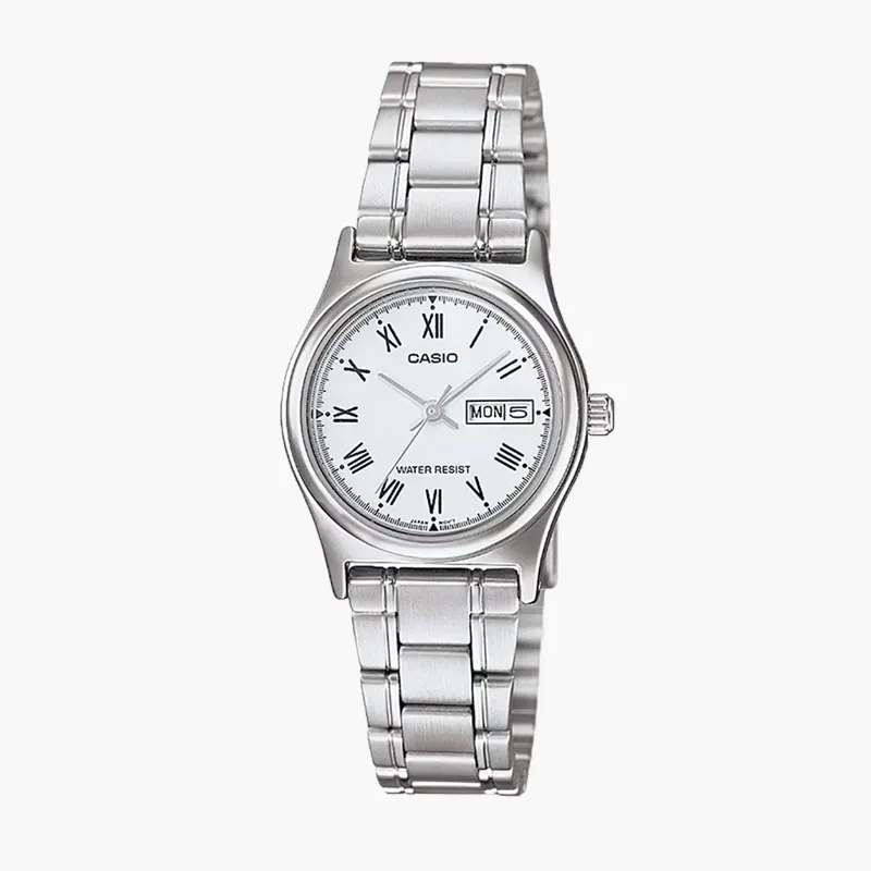 Casio Japan Quartz Enticer Light Blue Dial Ladies Watch- LTP-V006D-2B